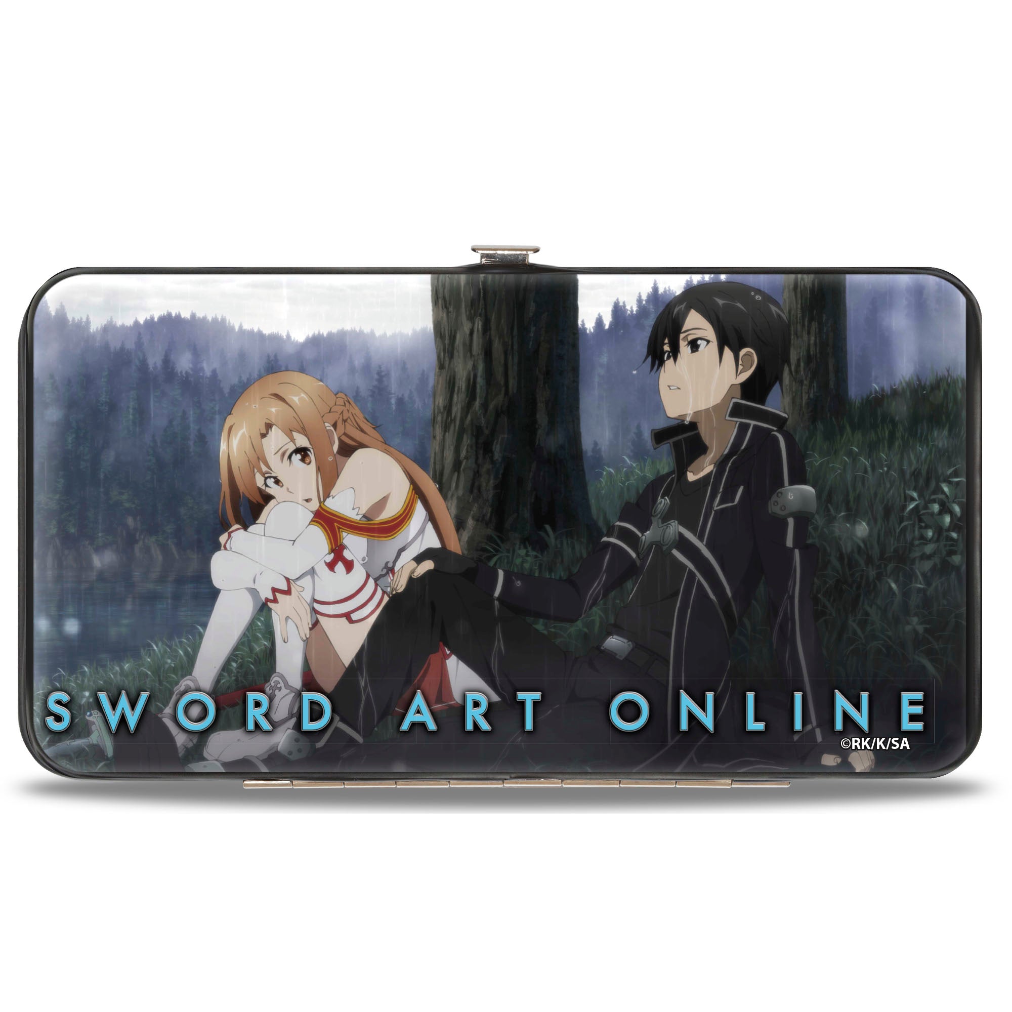 Hinged Wallet - SWORD ART ONLINE Asuna and Kirito Game and Life Scenes Hinged Wallets Sword Art Online