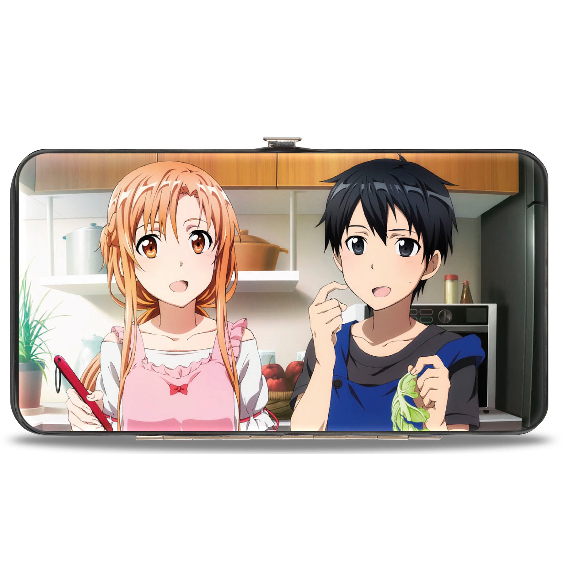 Hinged Wallet - SWORD ART ONLINE Asuna and Kirito Game and Life Scenes Hinged Wallets Sword Art Online