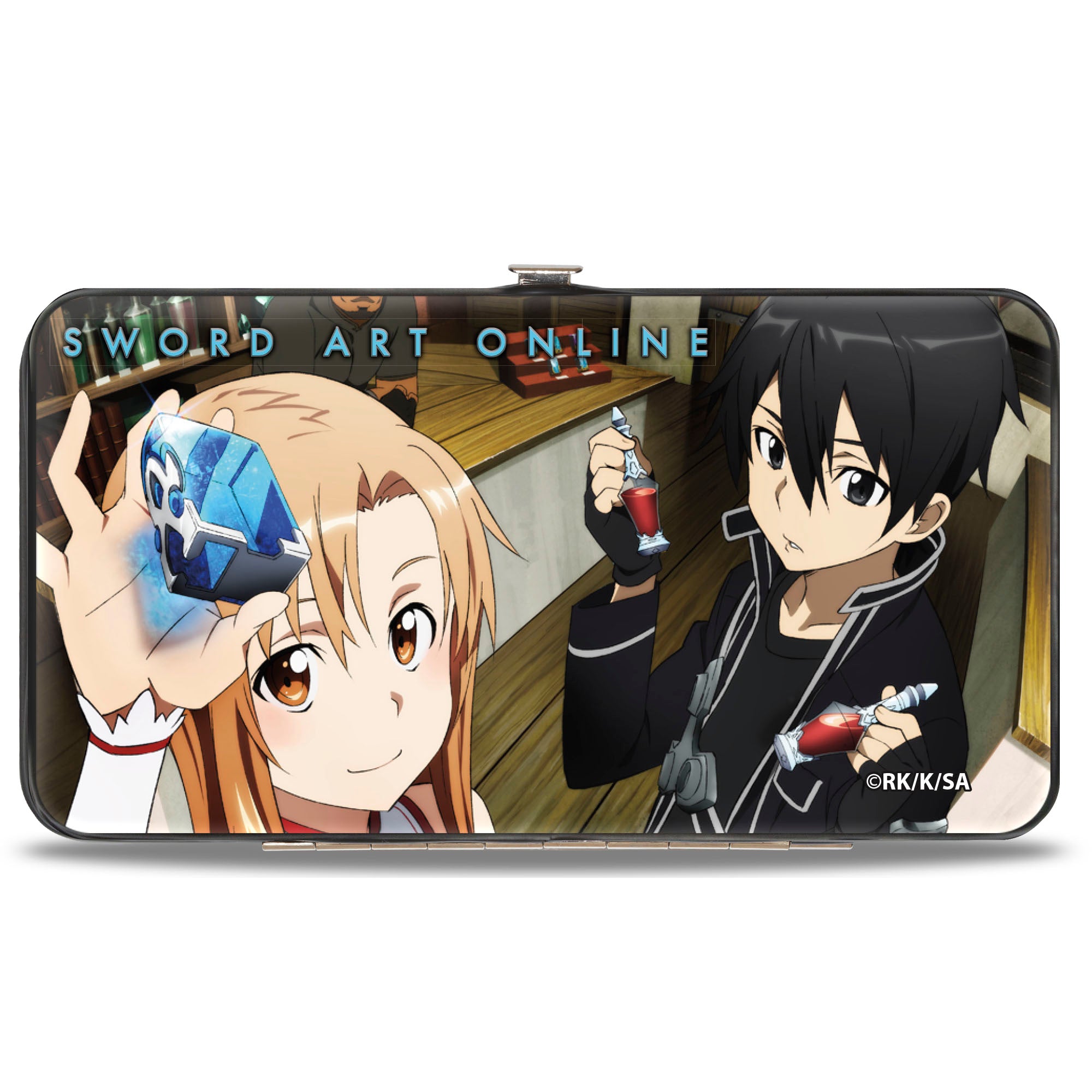 Hinged Wallet - SWORD ART ONLINE Two Character Group Scenes Hinged Wallets Sword Art Online