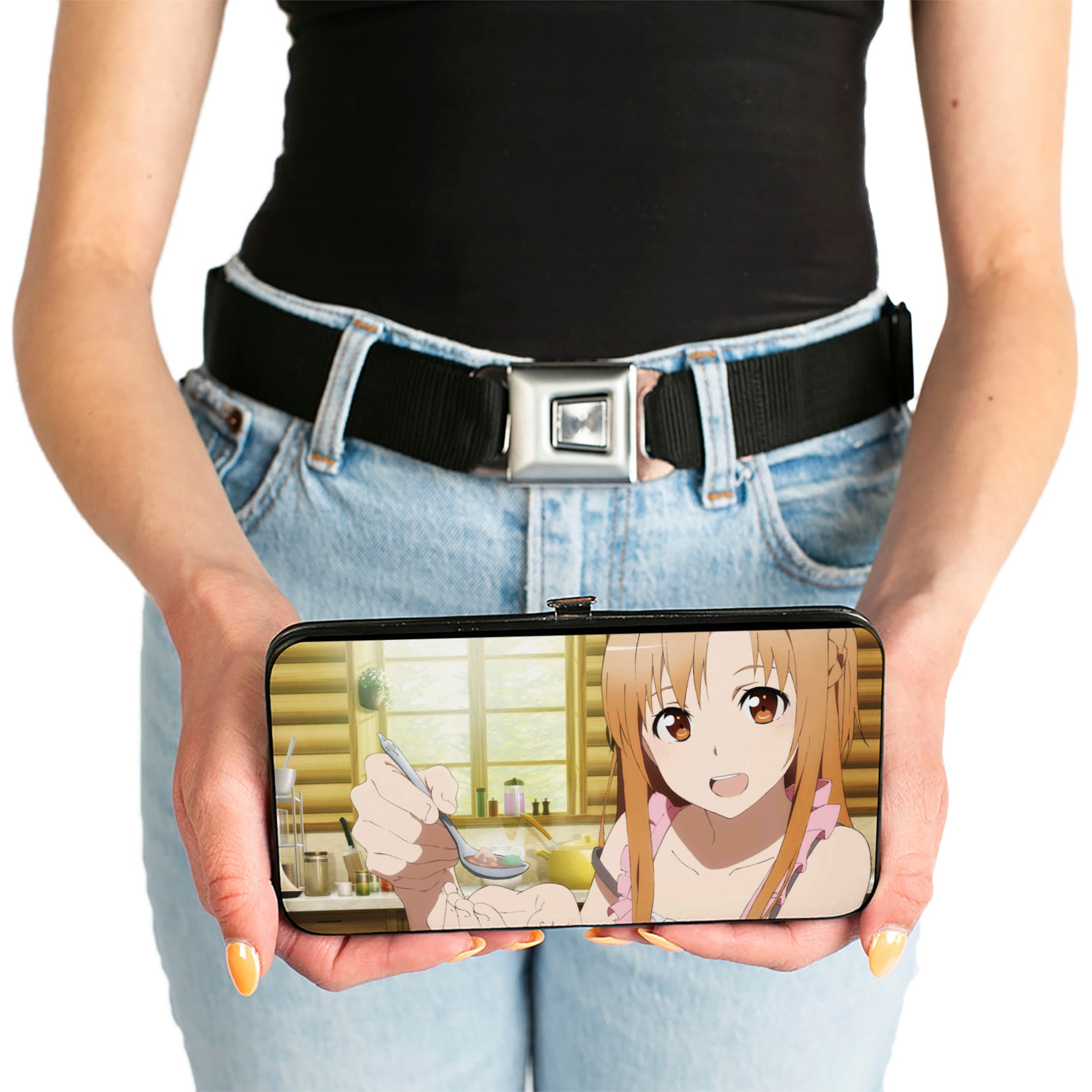 Hinged Wallet - SWORD ART ONLINE Asuna Game Cage and Home Life Scenes Hinged Wallets Sword Art Online