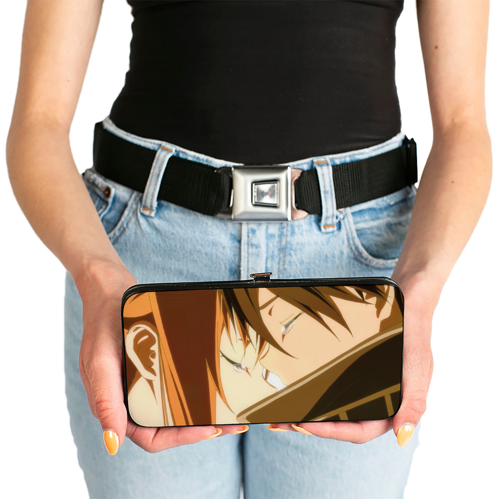 Hinged Wallet - SWORD ART ONLINE Asuna and Kirito Hugging Scenes Hinged Wallets Sword Art Online