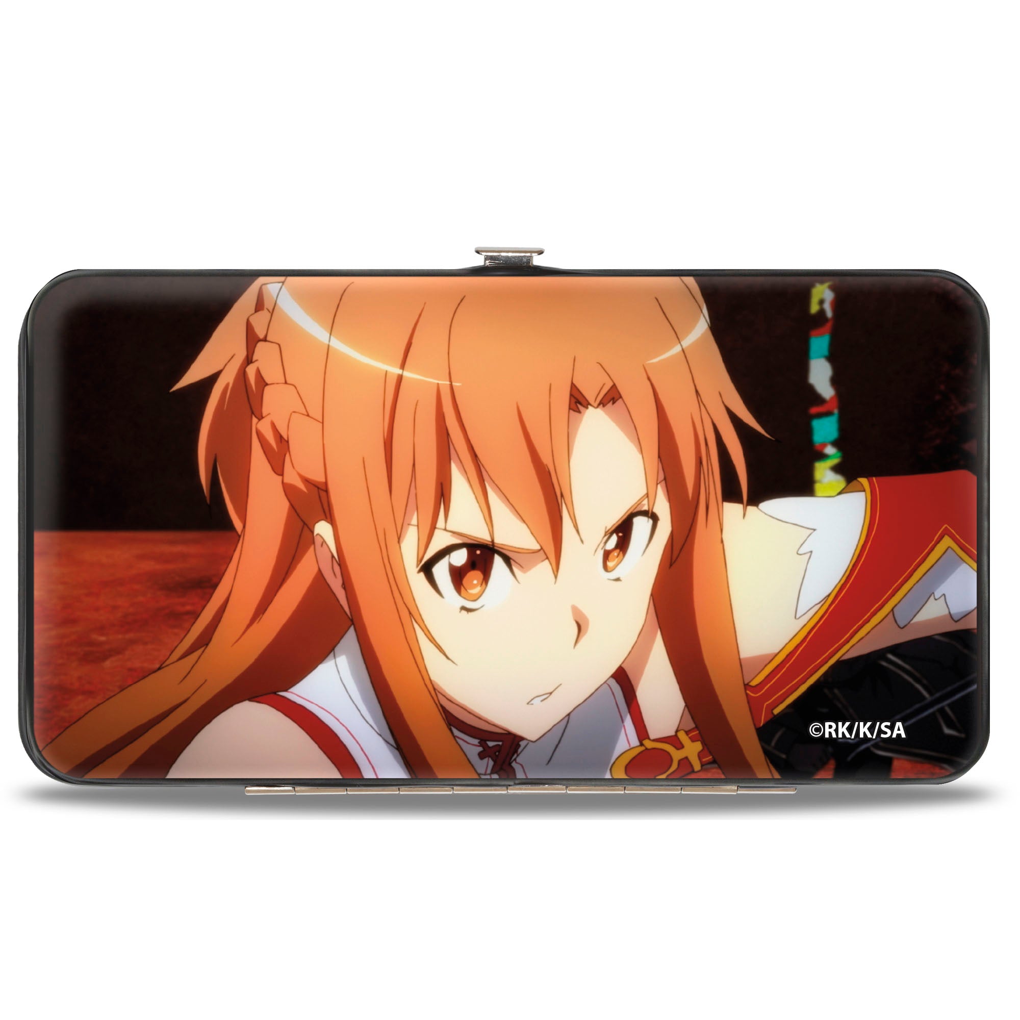 Hinged Wallet - SWORD ART ONLINE Asuna and Kirito Face Expression Close-Up Hinged Wallets Sword Art Online