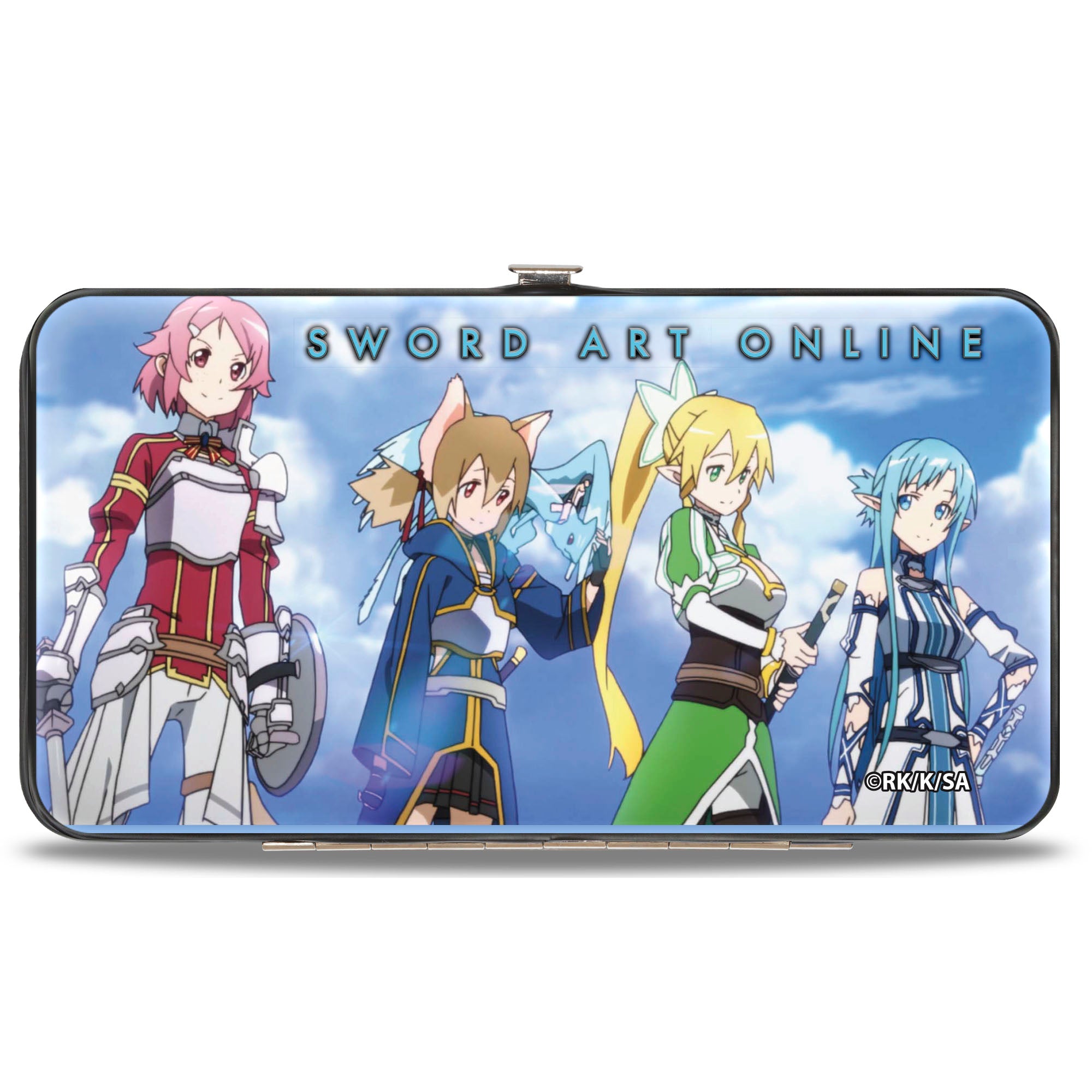 Hinged Wallet - SWORD ART ONLINE Four Girls Game and Beach Scenes Hinged Wallets Sword Art Online