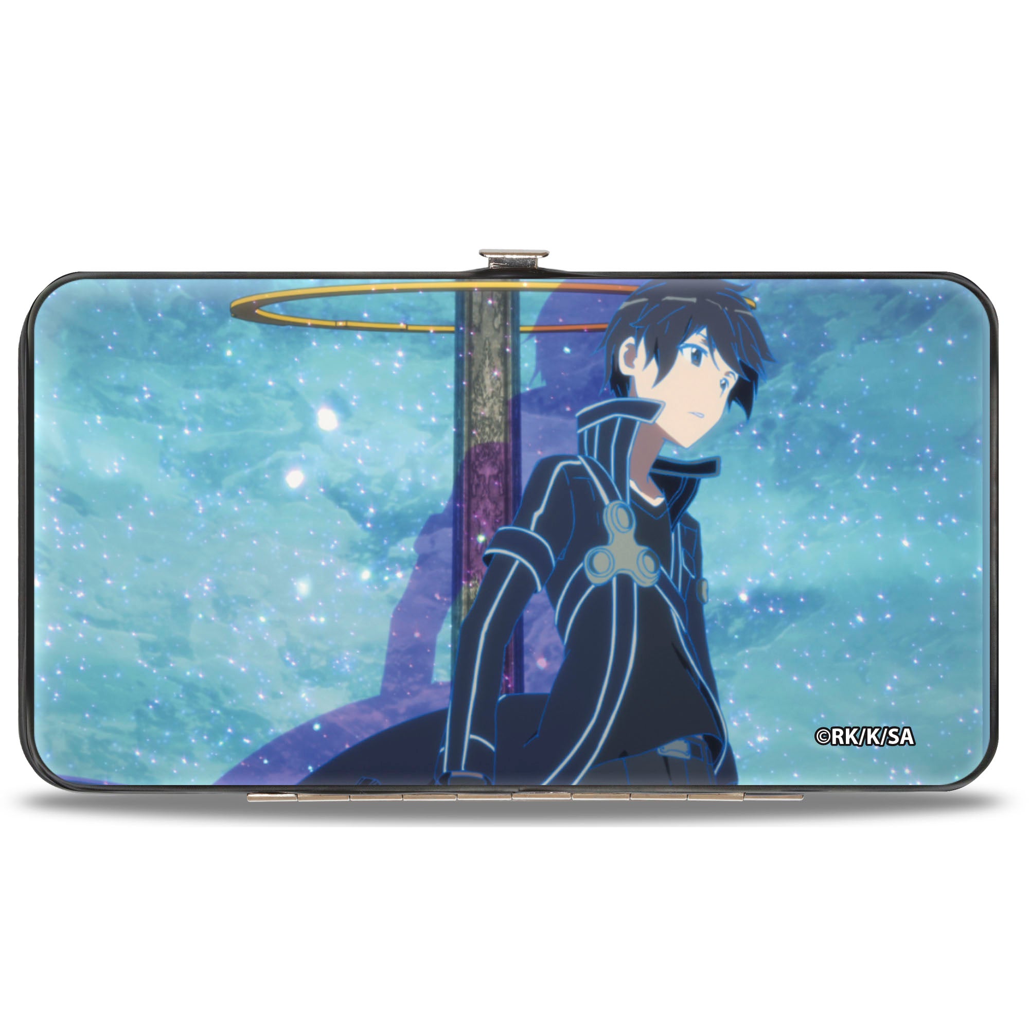 Hinged Wallet - SWORD ART ONLINE Kirito and Asuna Night Sky Scenes Hinged Wallets Sword Art Online