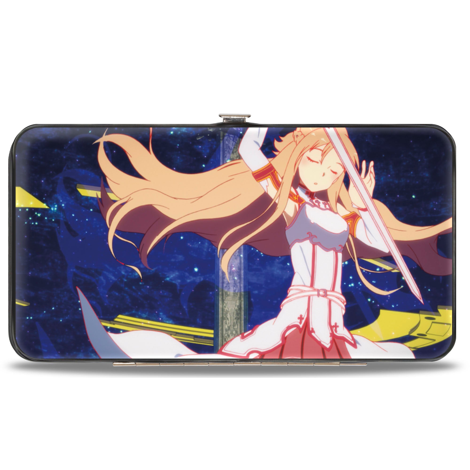 Hinged Wallet - SWORD ART ONLINE Kirito and Asuna Night Sky Scenes Hinged Wallets Sword Art Online