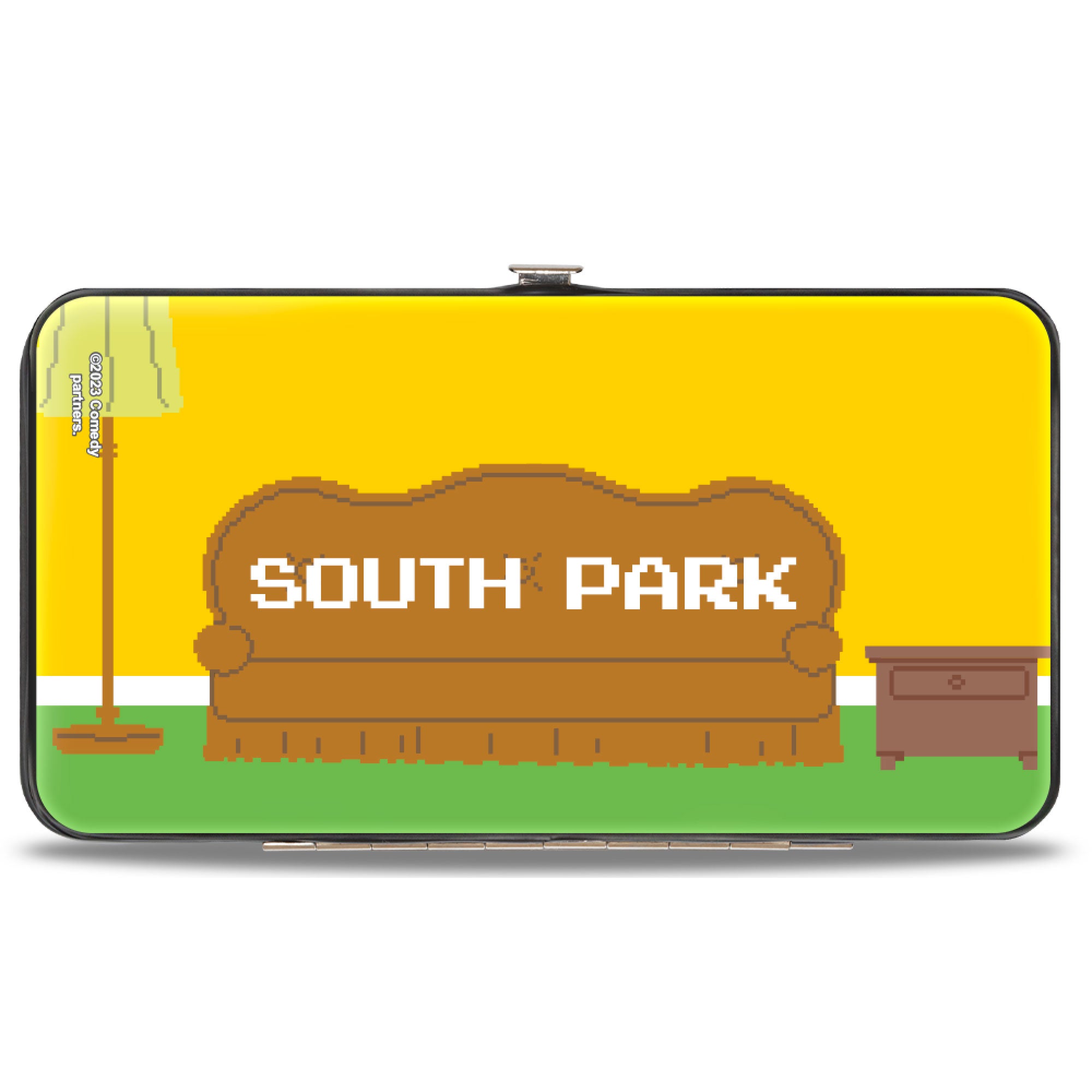 Hinged Wallet - SOUTH PARK Boys 8-Bit Couch Pose Yellow Hinged Wallets South Park