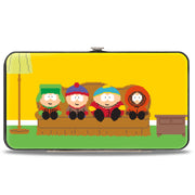 Hinged Wallet - SOUTH PARK Boys 8-Bit Couch Pose Yellow Hinged Wallets South Park