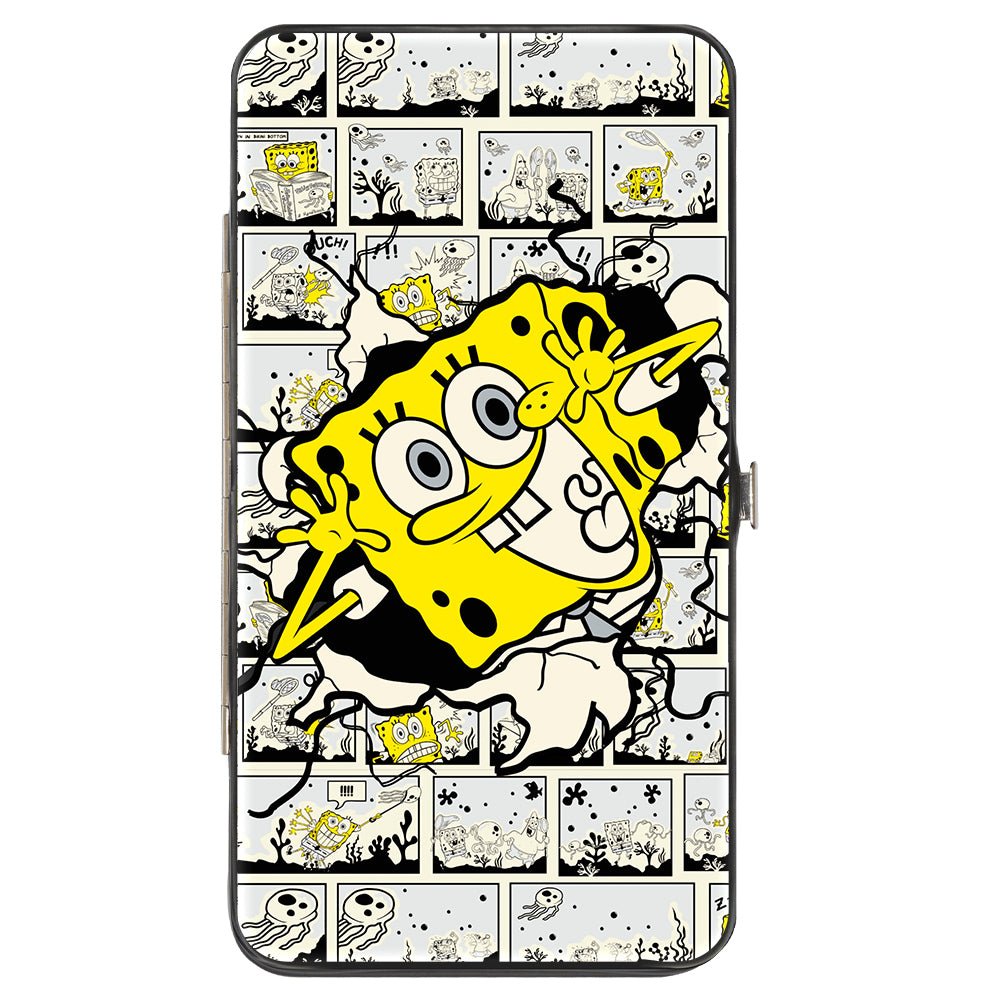 Hinged Wallet - SpongeBob Breakthrough Scene Blocks Hinged Wallets SpongeBob SquarePants