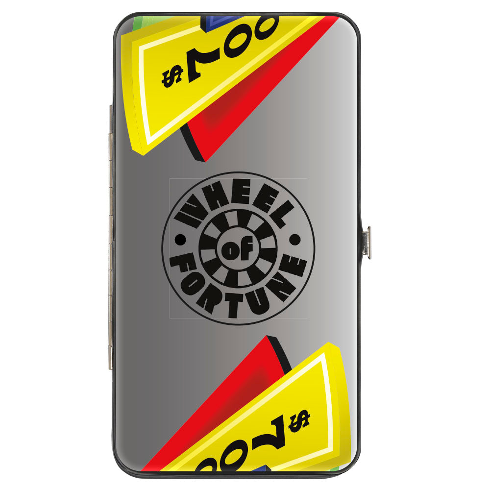 Hinged Wallet - WHEEL OF FORTUNE Logo and BANKRUPT Wedge Hinged Wallets Wheel of Fortune