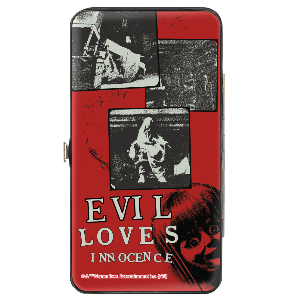 Hinged Wallet - THE CONJURING Tree and Scene Blocks Red/Black/White Hinged Wallets The Conjuring
