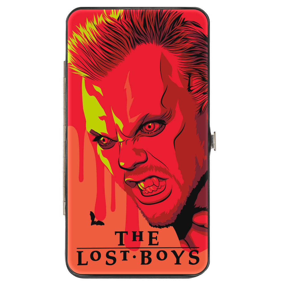 Hinged Wallet - The Lost Boys David Face YOU'RE JUST MY BLOOD TYPE Reds/Yellows Hinged Wallets The Lost Boys