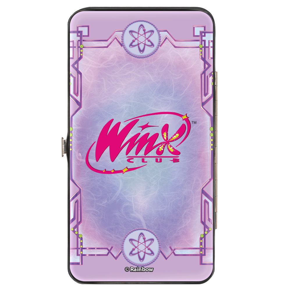 Hinged Wallet - WINX CLUB Tecna STATIC SPHERE Pose and Title Logo Lavenders Hinged Wallets Winx Club