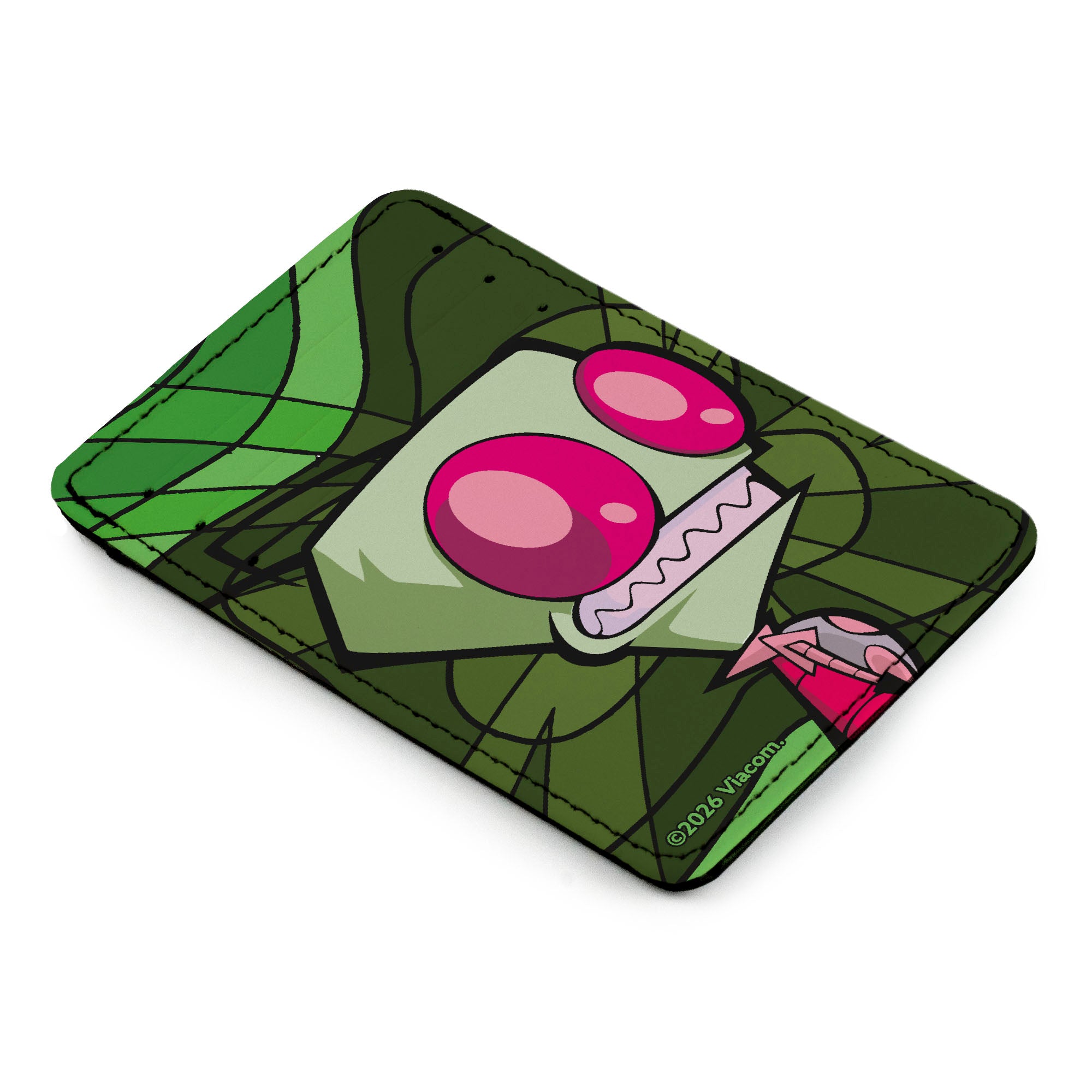 Wallet ID Card Holder - Invader Zim Smiling Pose Greens ID Card Wallets Invader Zim