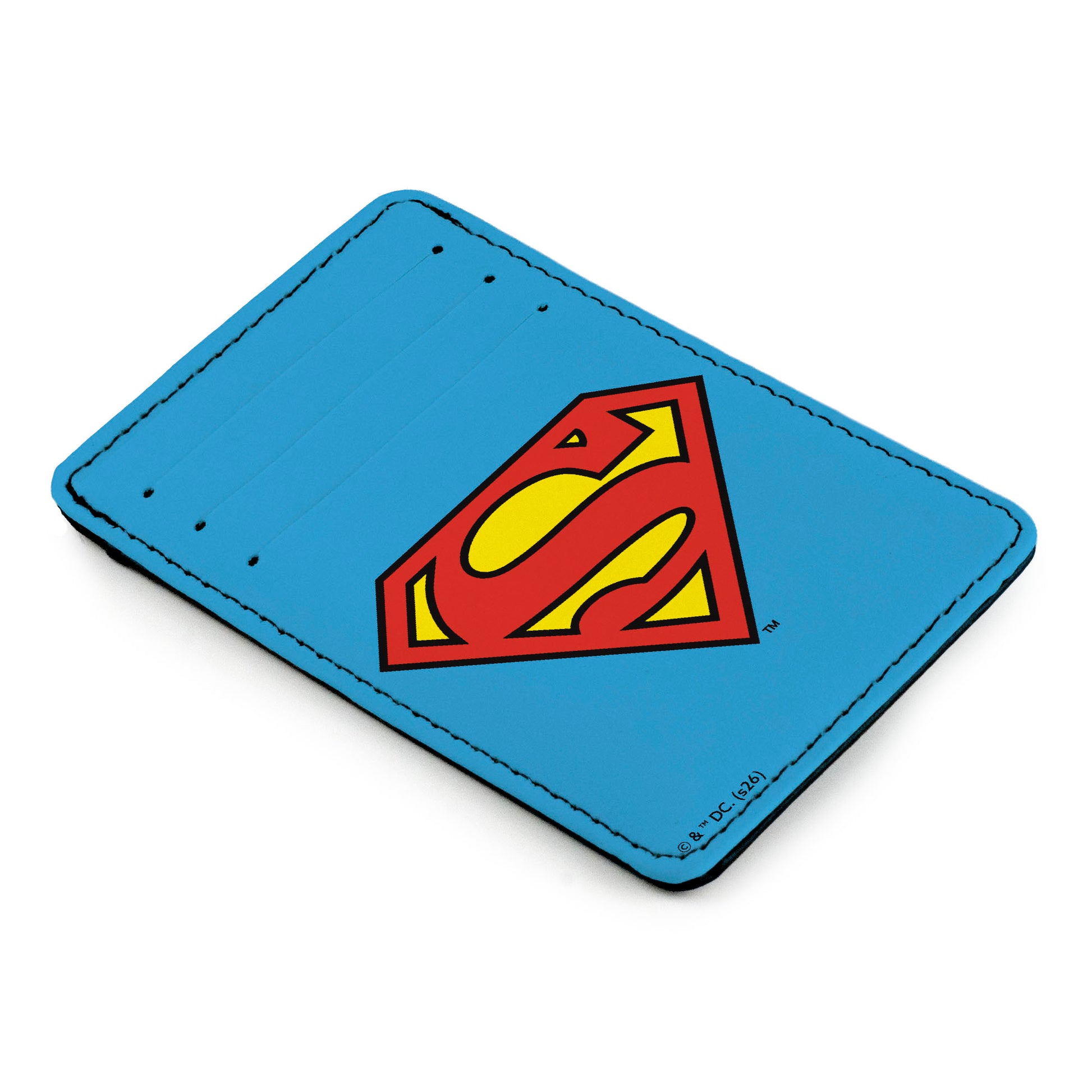 PU Wallet ID Card Holder - Superman Shield Blue/Red/Yellow ID Card Wallets DC Comics