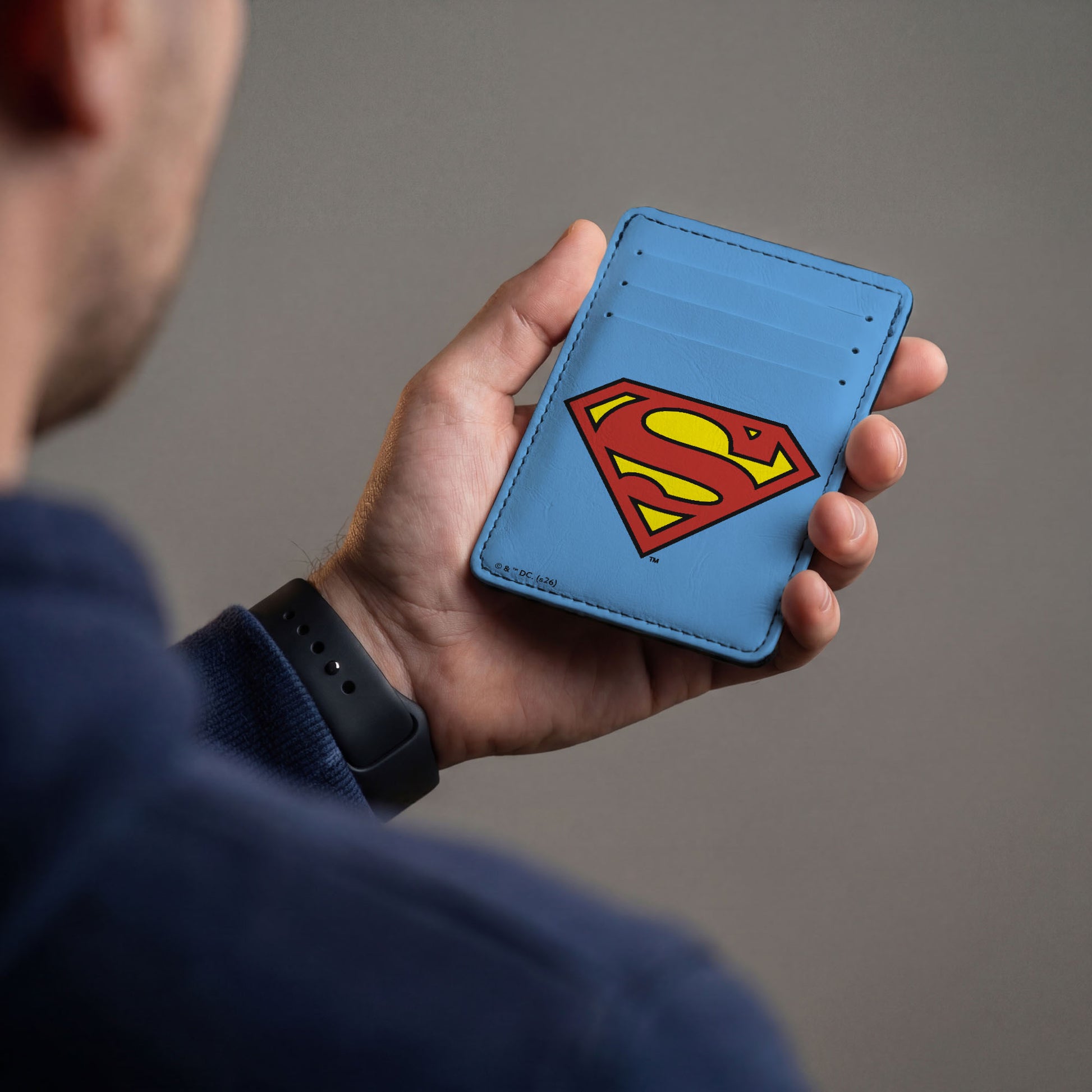 PU Wallet ID Card Holder - Superman Shield Blue/Red/Yellow ID Card Wallets DC Comics