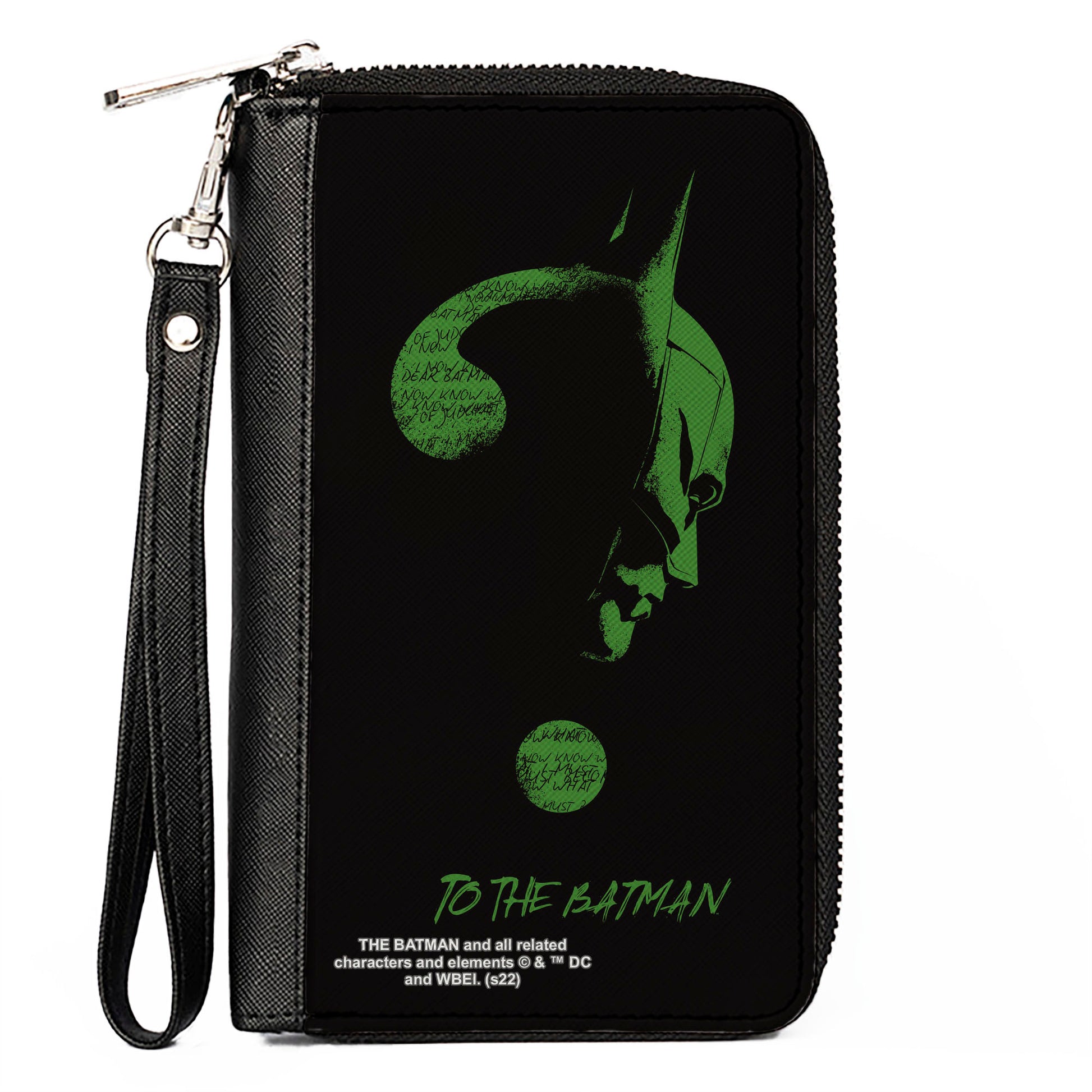 Buckle-Down Ted Lasso 'Be A Goldfish' Vegan Leather Zip Wallet – Rectangle Wristlet With Card Slots & Phone Pocket