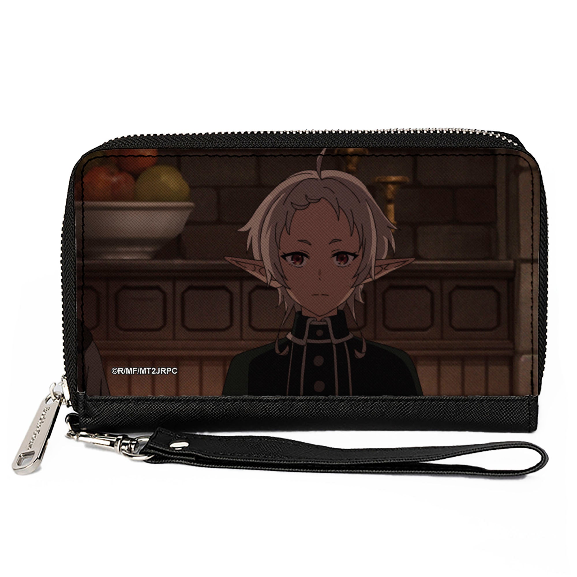 PU Zip Around Wallet Rectangle - Mushoku Tensei Sylphiette Pose Clutch Zip Around Wallets Mushoku Tensei Jobless Reincarnation