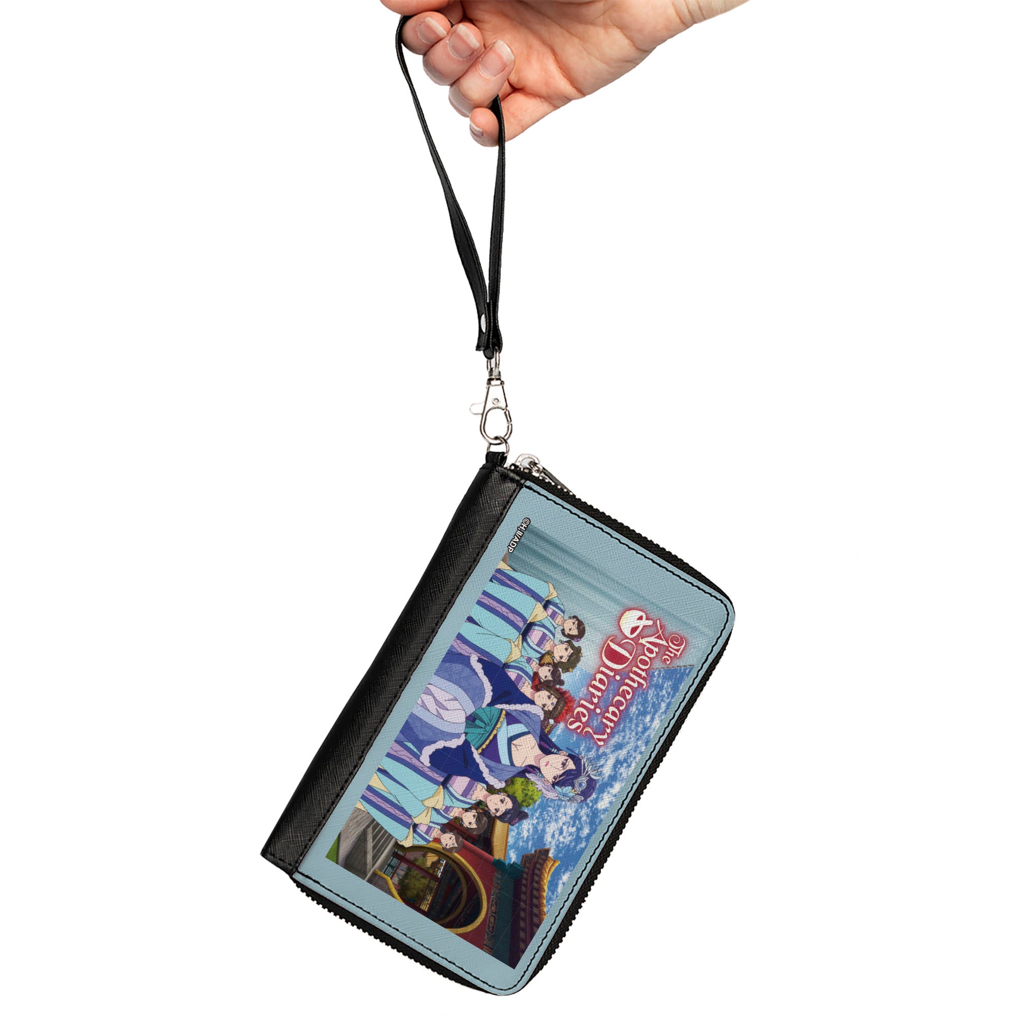 PU Zip Around Wallet Rectangle - THE APOTHECARY DIARIES Lihua with Ladies in Waiting Group Scene Clutch Zip Around Wallets The Apothecary Diaries