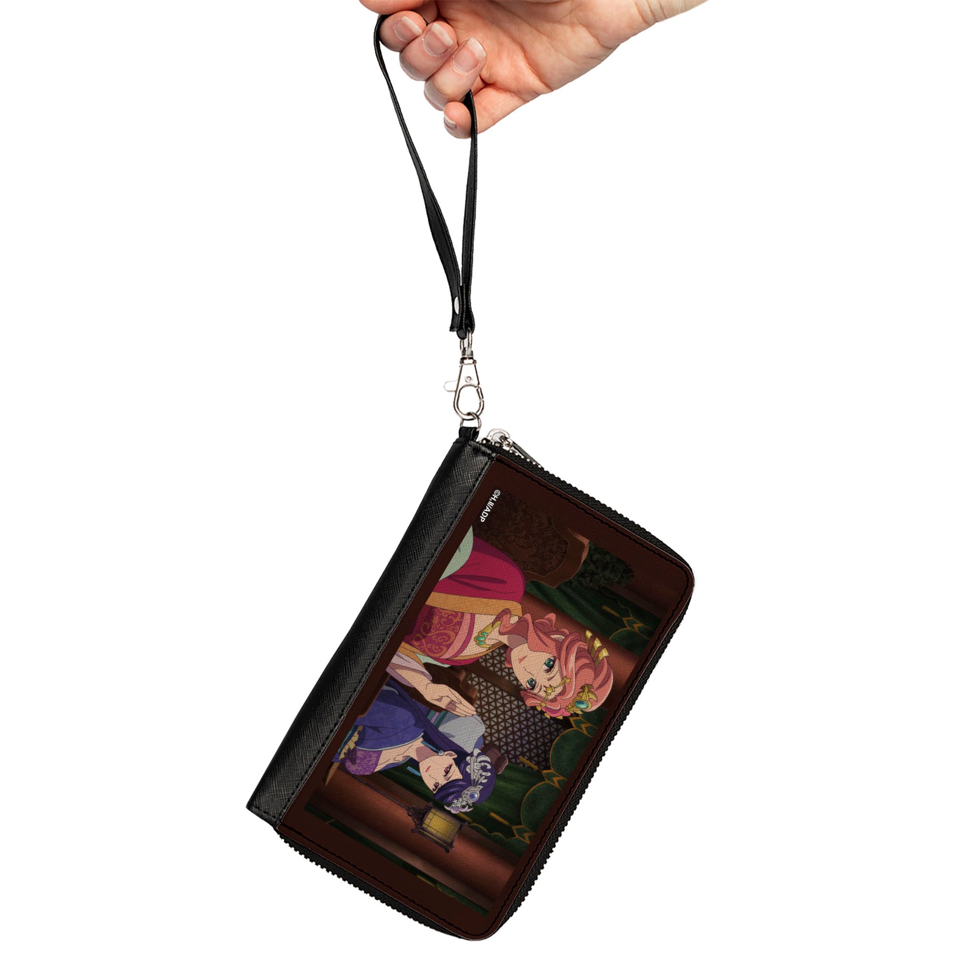 PU Zip Around Wallet Rectangle - The Apothecary Diaries Gyokuyou and Lihua Scene Clutch Zip Around Wallets The Apothecary Diaries