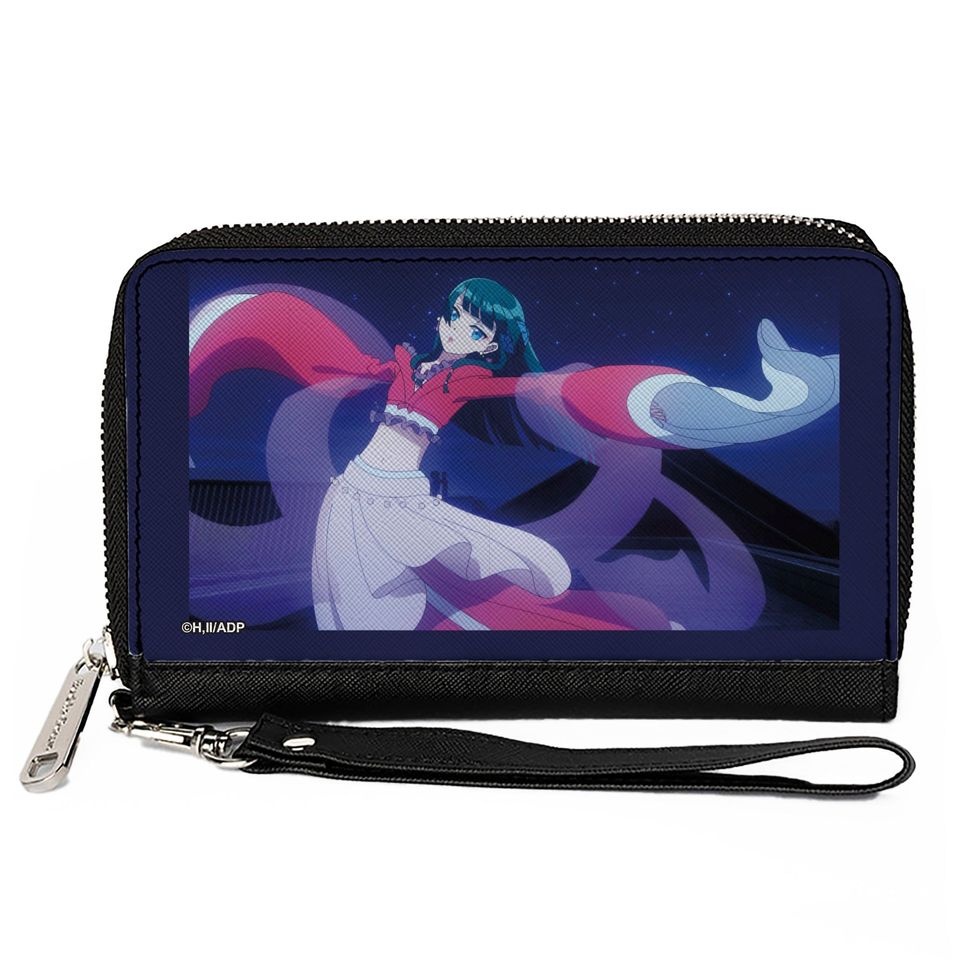 PU Zip Around Wallet Rectangle - The Apothecary Diaries Maomao Dancing Scene Clutch Zip Around Wallets The Apothecary Diaries