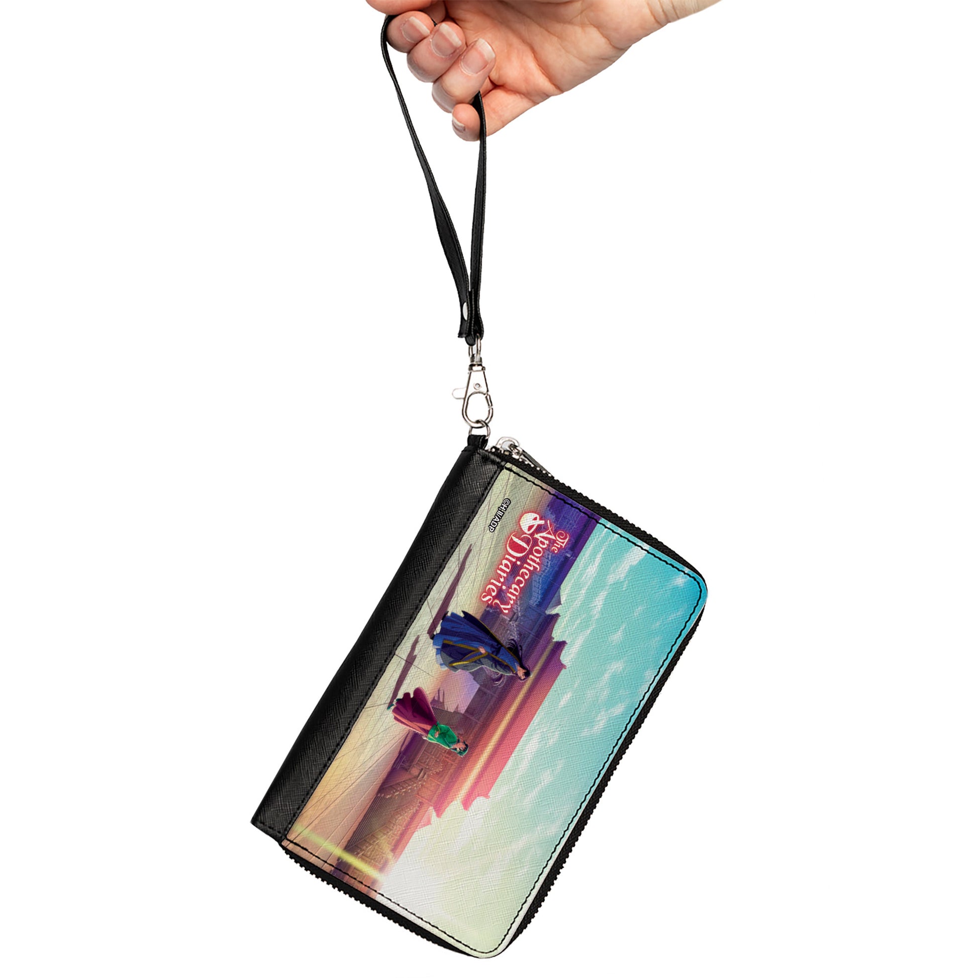 PU Zip Around Wallet Rectangle - THE APOTHECARY DIARIES Jinshi and Maomao Walking Away Scene Clutch Zip Around Wallets The Apothecary Diaries