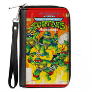 PU Zip Around Wallet Rectangle - Teenage Mutant Ninja Turtles THE EARLY YEARS Comic Book Cover Pose Clutch Zip Around Wallets Teenage Mutant Ninja Turtles