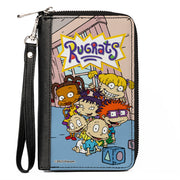 PU Zip Around Wallet Rectangle - RUGRATS Group Pose Clutch Zip Around Wallets Rugrats