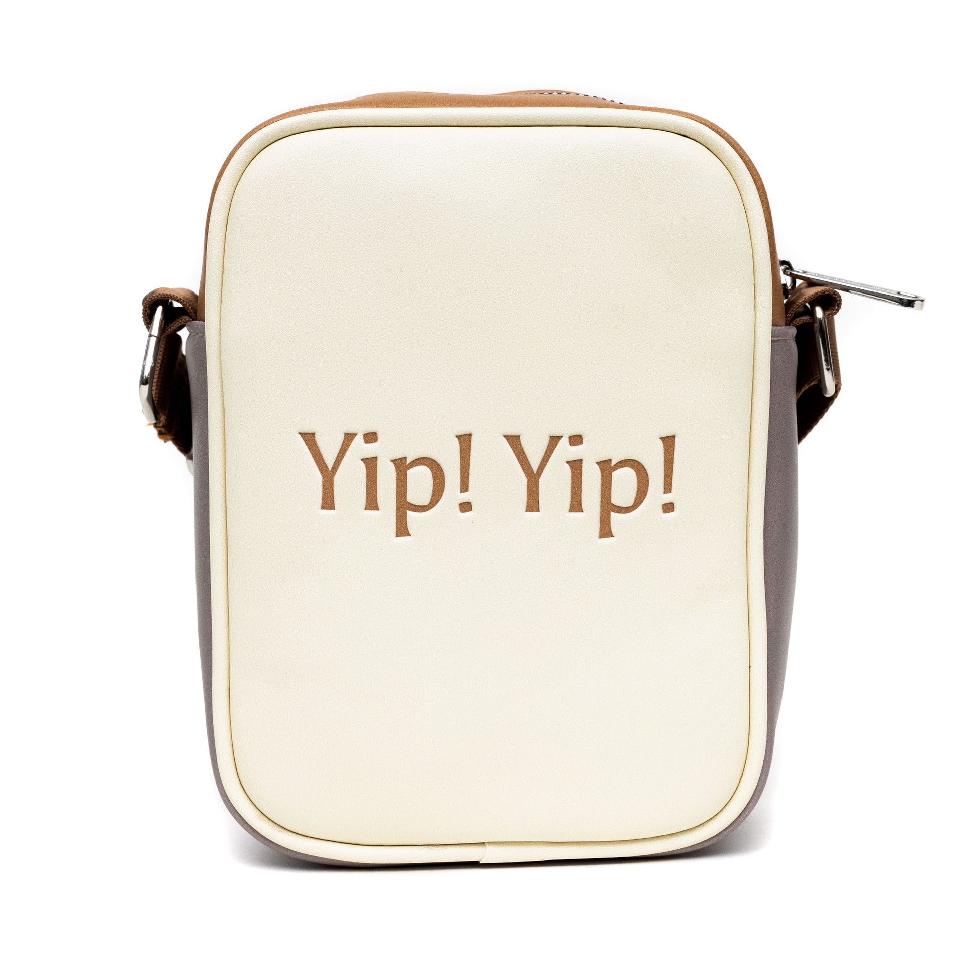 Nickelodeon Bag, Cross Body, Avatar the Last Airbender, Appa Face, Ivory, Vegan Leather Crossbody Bags Nickelodeon   