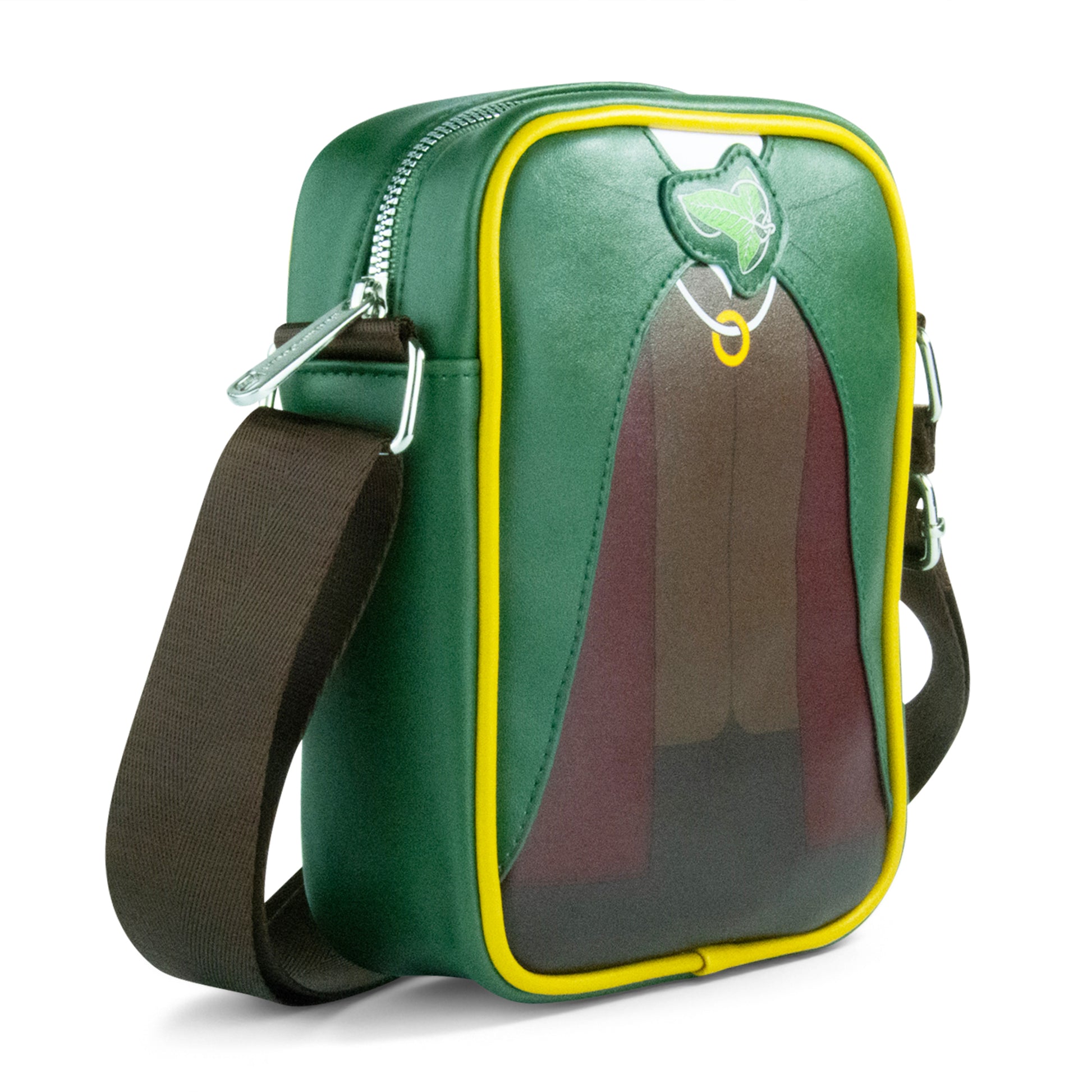 The Lord of the Rings Bag, Crossbody, The Lord of the Rings Frodo Cape Character Close Up, Vegan Leather Crossbody Bags The Lord of the Rings