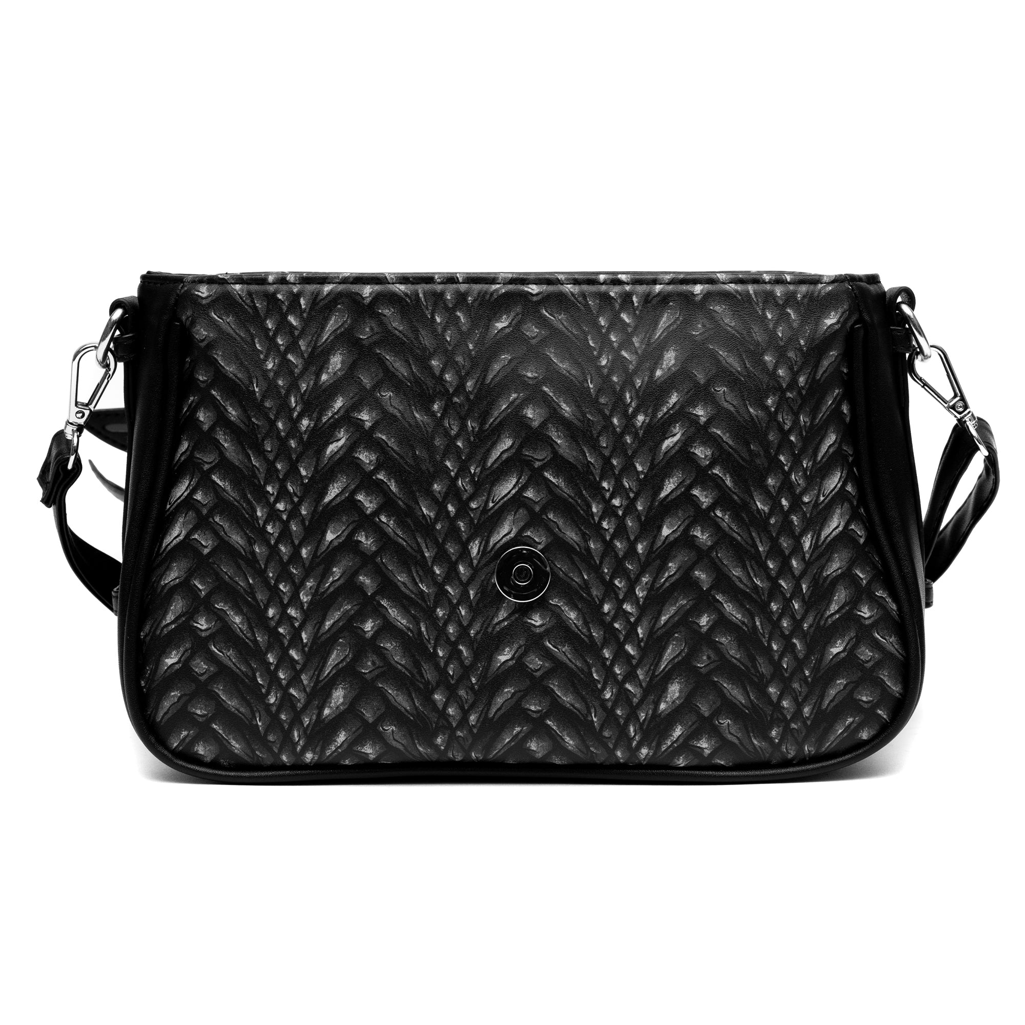 Game of Thrones Bag, Fold Over Cross Body, Game of Thrones The Dragon Awakens Dragon Print Wing Applique, Vegan Leather Crossbody Bags Game of Thrones   