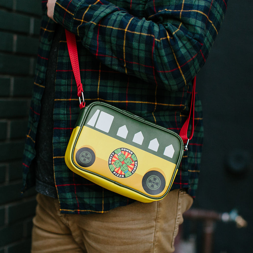 Nickelodeon Bag, Cross Body, Teenage Mutant Ninja Turtles Party Van, Vegan Leather Crossbody Bags Nickelodeon   