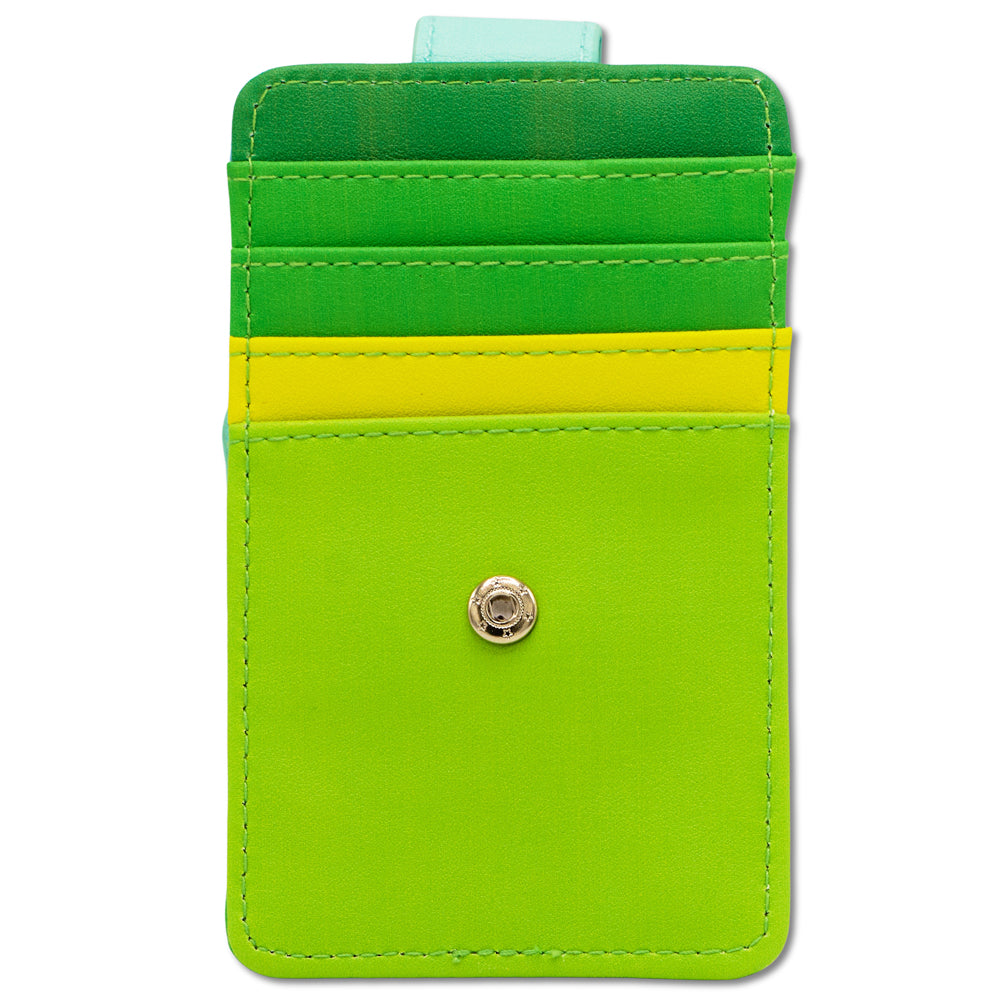 Rick and Morty Wallet, Character Wallet ID Card Holder, Rick and Morty Portal Gun Pose, Vegan Leather Mini ID Wallets Rick and Morty