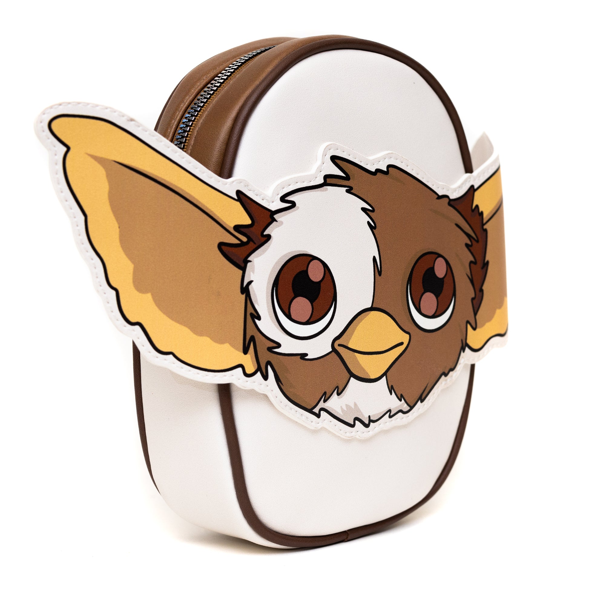 Warner Bros. Horror Movies Bag, Cross Body, Gremlins Gizmo Smiling Face Applique, Vegan Leather Crossbody Bags Gremlins