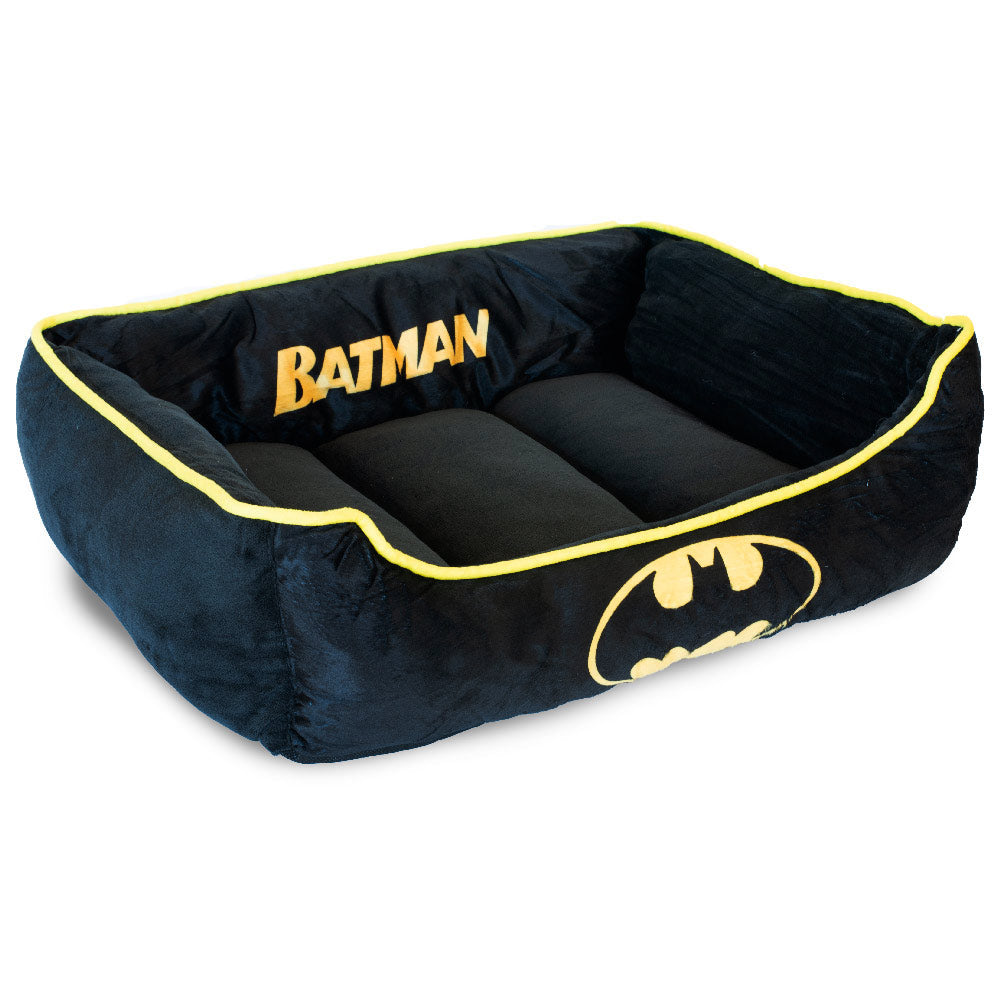 Pet Bed - Batman Black Yellow Black Pet Beds DC Comics   