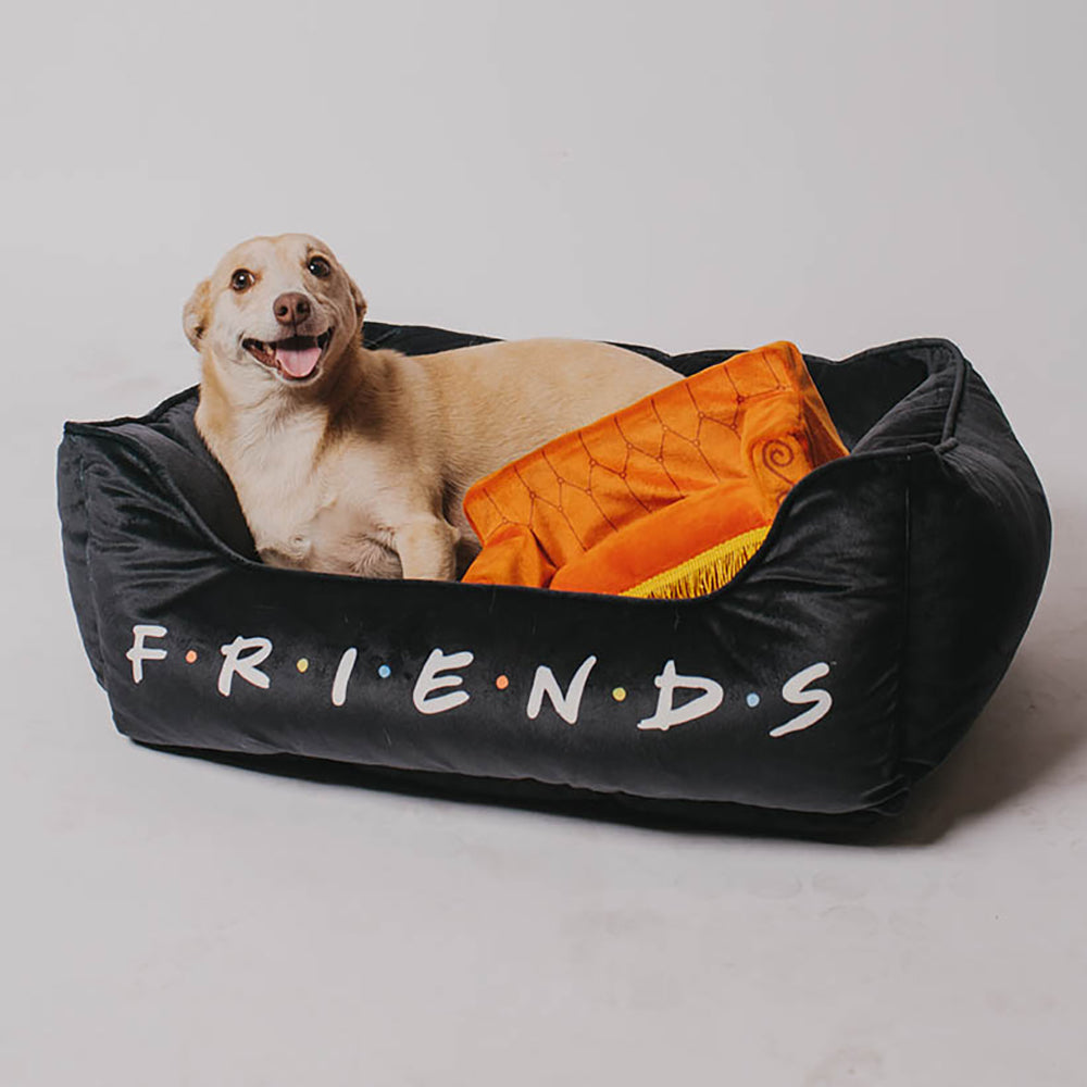 Pet Bed - FRIENDS Black White Multi Color Pet Beds Friends   