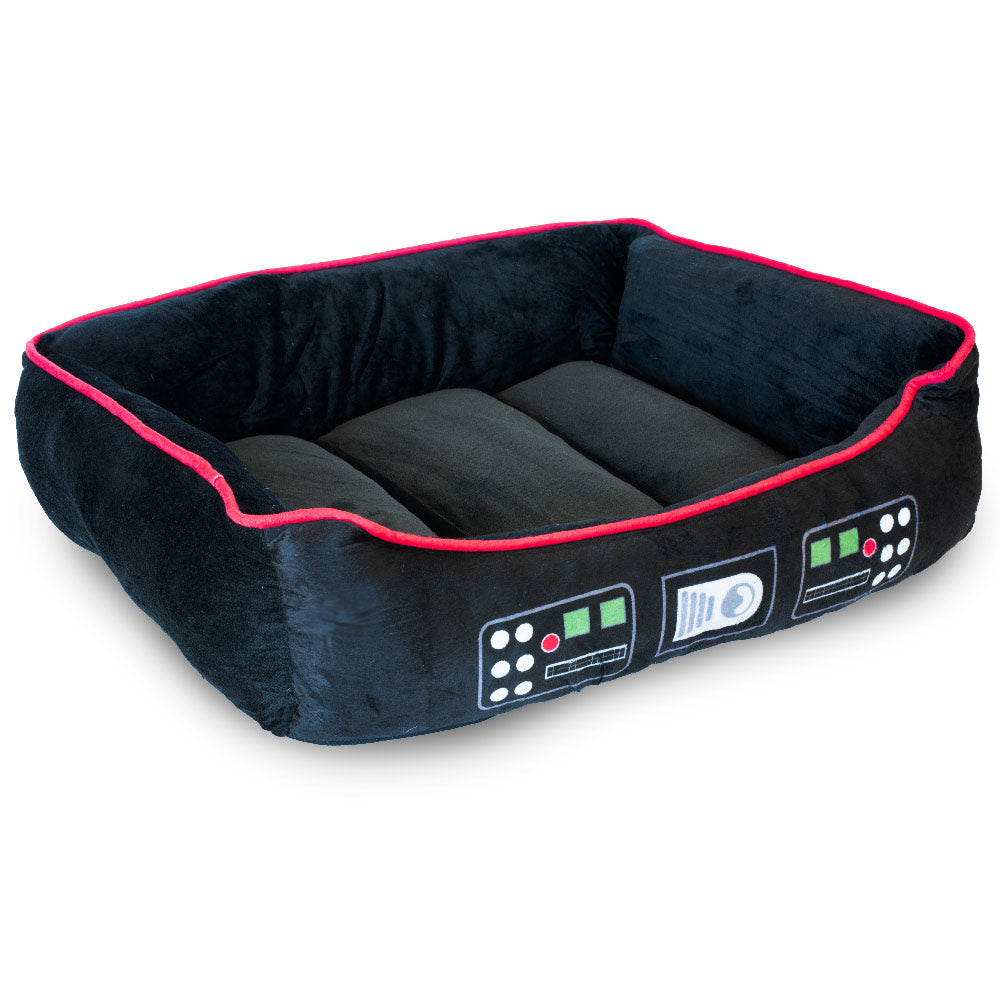 Pet Bed - Star Wars Darth Vader Bounding Black Red Black Pet Beds Star Wars   