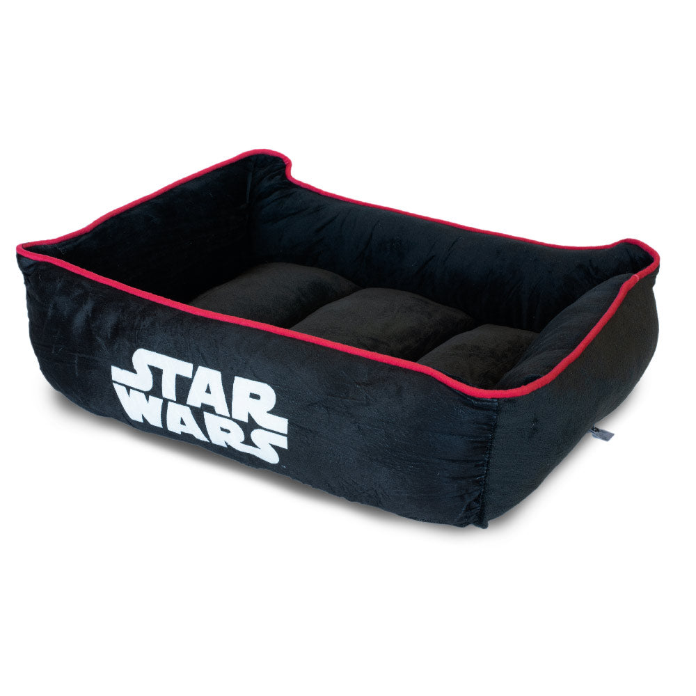 Pet Bed - Star Wars Darth Vader Bounding Black Red Black Pet Beds Star Wars   