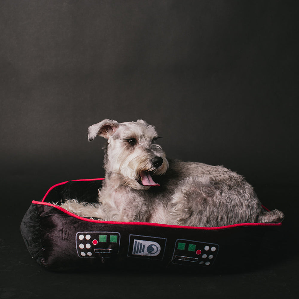Pet Bed - Star Wars Darth Vader Bounding Black Red Black Pet Beds Star Wars   