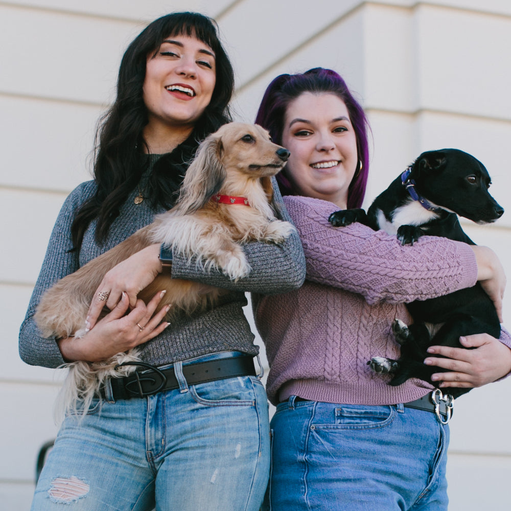 Vegan Leather Dog Collar - Disney Red PU w Silver Cast Mickey Mouse Head Icon Embellishments and Charm Imported PU Collars Disney   