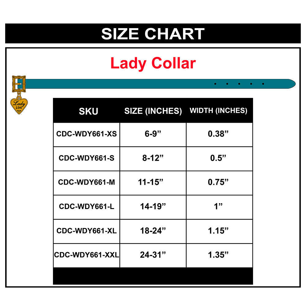 Lady and the Tramp Collar Movie Replica LADY 194 Heart Charm Imported PU Collars Disney   