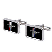 Cufflink Set - Ford Mustang FCG Black Cufflinks Ford   