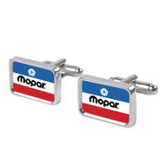 Cufflink Set - MOPAR Chrysler Logo FCG White/Blue/Red/Black Cufflinks Mopar   