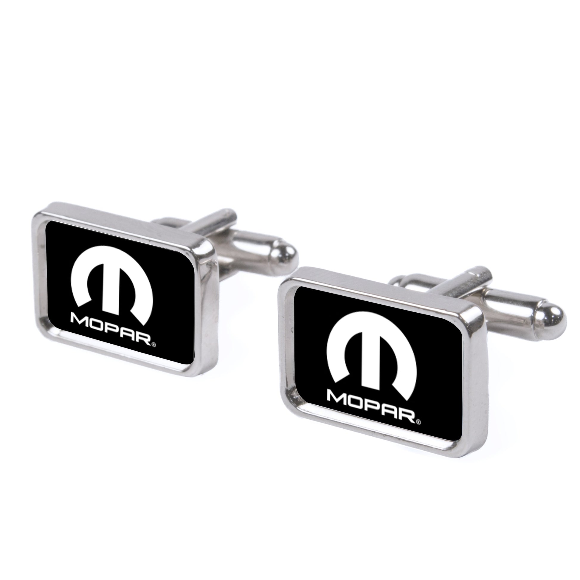 Cufflink Set - MOPAR Logo FCG Black/White Cufflinks Mopar   
