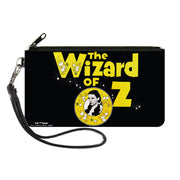 Canvas Zipper Wallet - LARGE - THE WIZARD OF OZ Dorothy Pose Black/Yellow/White Canvas Zipper Wallets The Wizard of Oz