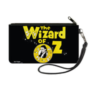 Canvas Zipper Wallet - SMALL - THE WIZARD OF OZ Dorothy Pose Black/Yellow/White Canvas Zipper Wallets The Wizard of Oz