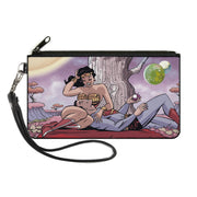 Canvas Zipper Wallet - SMALL - Superman/Wonder Woman Issue #14 Sitting Under Tree Variant Cover Pose Canvas Zipper Wallets DC Comics   