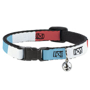 Breakaway Cat Collar with Bell - Summer Essentials Color Block 4 Breakaway Cat Collars Buckle-Down   