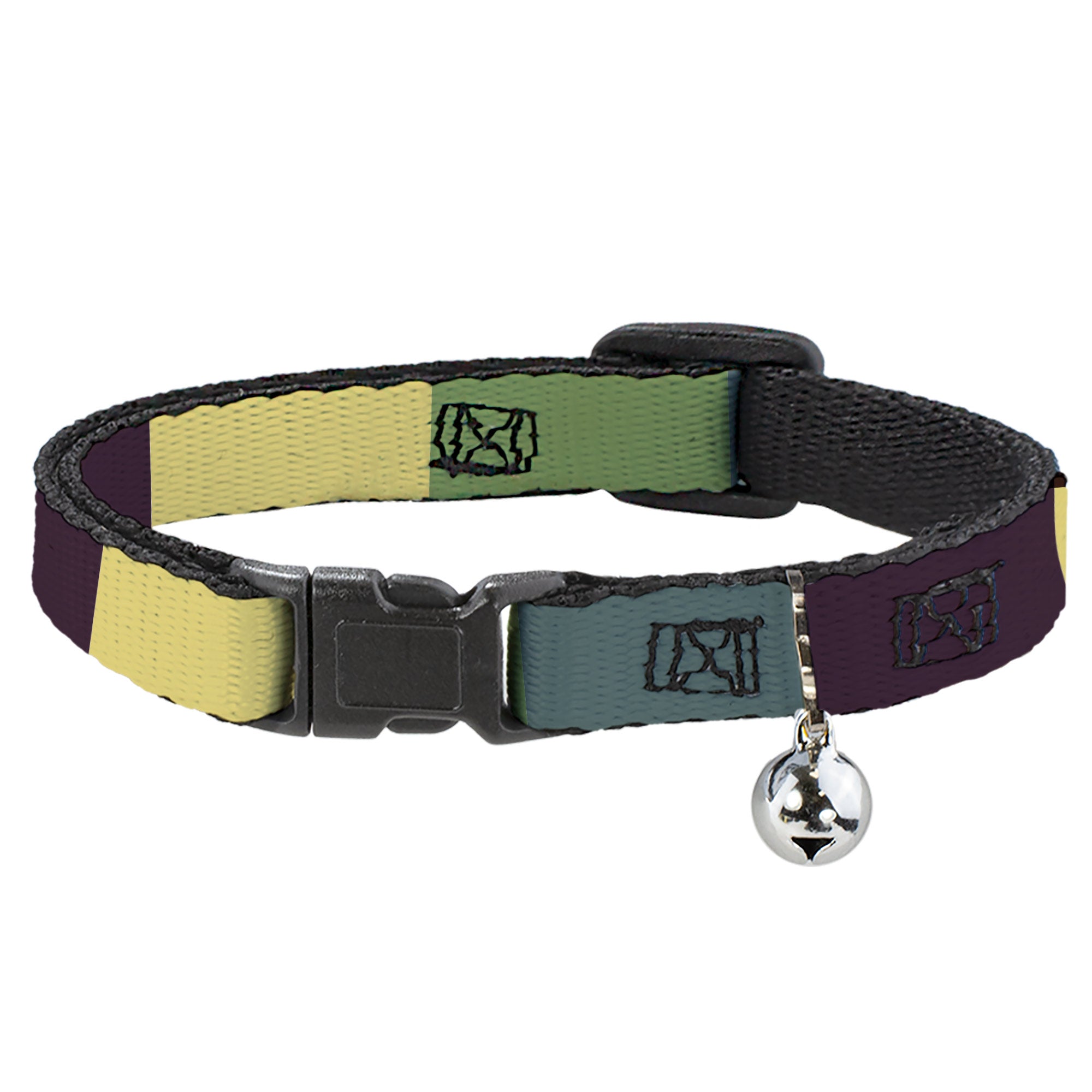 Breakaway Cat Collar with Bell - Summer Essentials Color Block 5 Breakaway Cat Collars Buckle-Down   