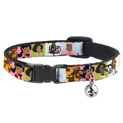 Breakaway Cat Collar with Bell - The Proud Family 6-Character Block Poses Breakaway Cat Collars Disney   