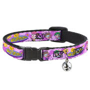 Breakaway Cat Collar with Bell - THE FAIRLY ODDPARENTS Timmy with Cosmo and Wanda Group Pose Pinks Breakaway Cat Collars The Fairly OddParents